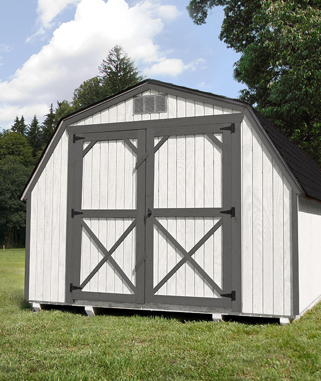 Barn Painted - Yoder's Portable Buildings Indiana