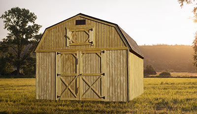 Yoder's Portable Buildings Lofted Barn