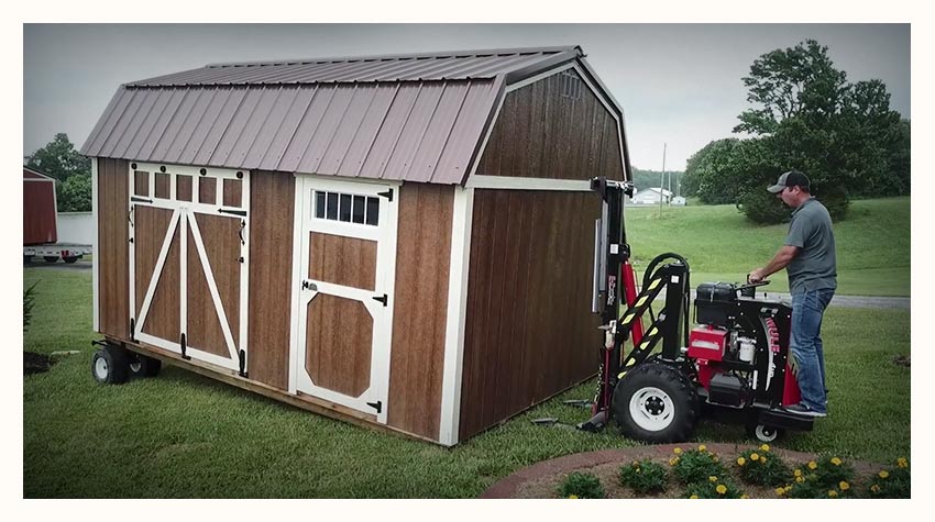 Yoder's Portable Buildings Delivery